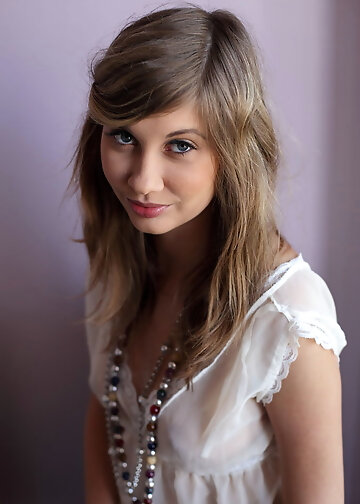 Erotic cutie in a skimpy white dress gets wild and dirty in a study room